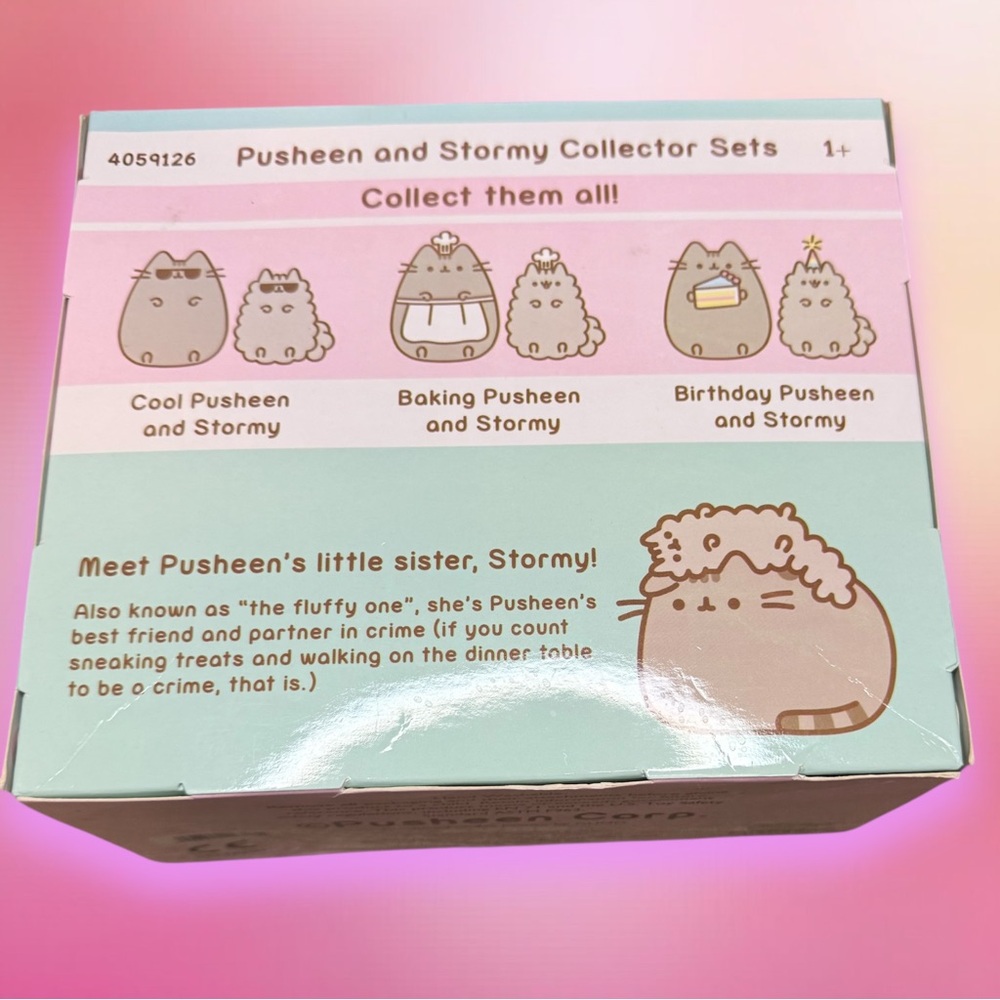 Birthday Pusheen and Stormy by Gund Birthday Special Collector Set Series 1 - Picture 13 of 14